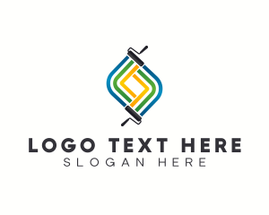 Decoration - Roller Paint Refurbish logo design