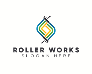 Roller - Roller Paint Refurbish logo design