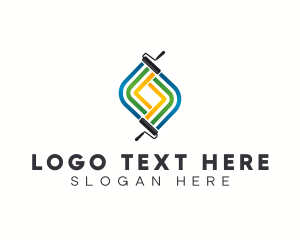 Roller - Roller Paint Refurbish logo design