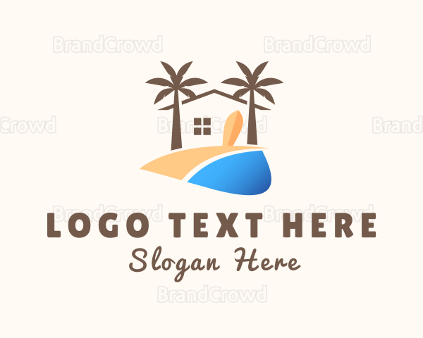 Beach Sand House Logo