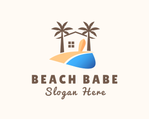 Beach Sand House logo design