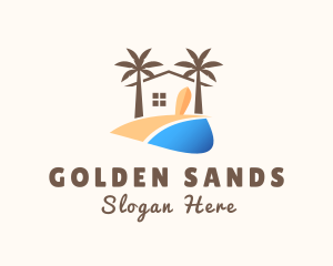 Sand - Beach Sand House logo design