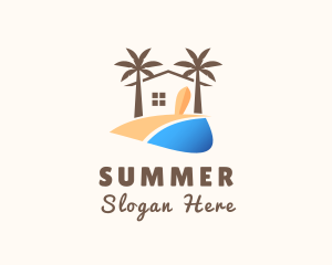 Beach Sand House logo design