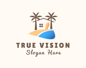 Beach Sand House logo design