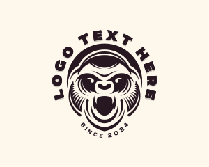 Advisory - Wild Gorilla Ape logo design