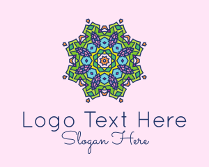 Textile - Intricate Meditation Art logo design