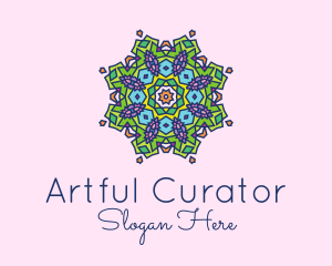 Intricate Meditation Art  Logo