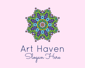 Intricate Meditation Art  logo design