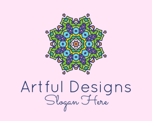 Intricate Meditation Art  logo design