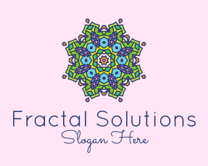 Fractal - Intricate Meditation Art logo design