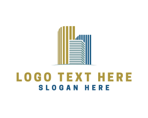Modern - Building Real Estate logo design