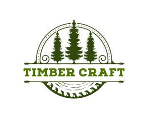 Woodcutting - Carpentry Woodcutting Lumberjack logo design