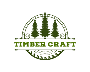 Carpentry Woodcutting Lumberjack logo design