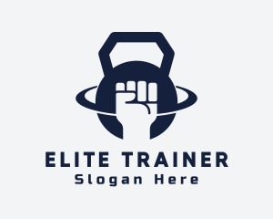 Fist Kettlebell Gym logo design