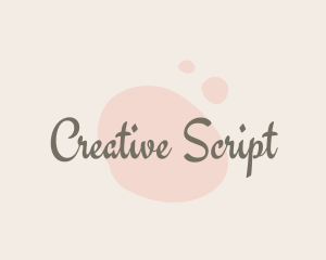 Pretty Script Wordmark logo design