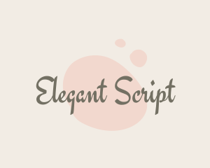 Pretty Script Wordmark logo design