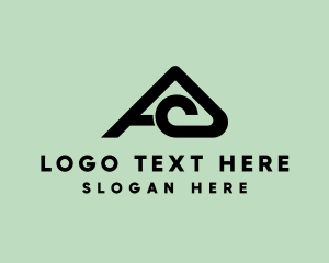 Lettermark - Abstract Brand Letter A logo design