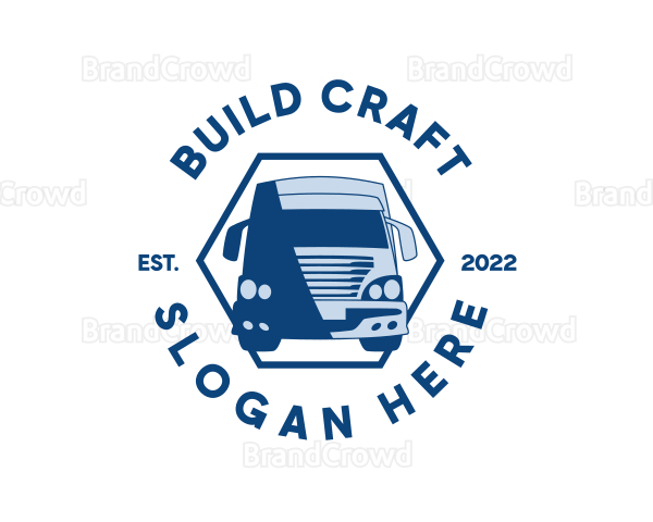 Freight Cargo Truck Logo