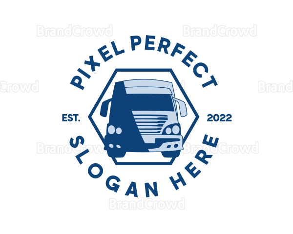 Freight Cargo Truck Logo