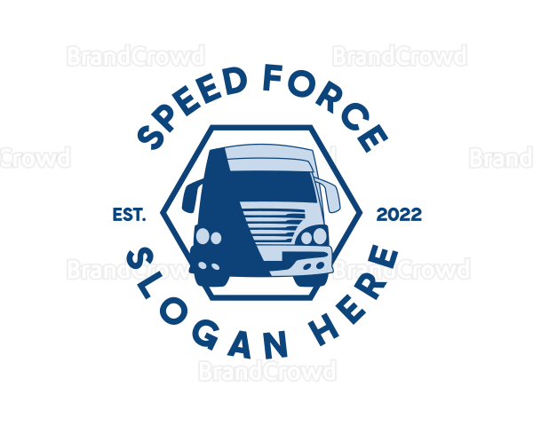 Freight Cargo Truck Logo