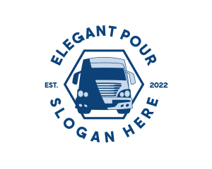 Freight Cargo Truck Logo