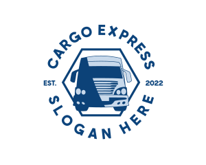 Cargo - Freight Cargo Truck logo design