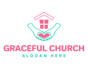 Life - Love House Charity logo design