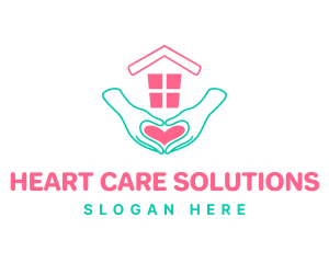 Love House Charity logo design