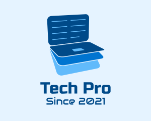 Laptop - Online Laptop Files logo design