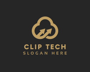 Cloud Arrow Financial Technology logo design