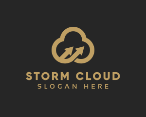 Cloud Arrow Financial Technology logo design