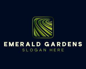 Grass Garden Landscaping logo design