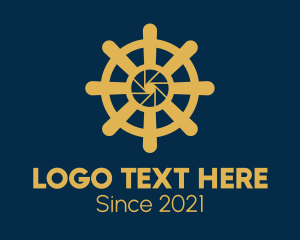 Wheel - Cruise Ship Photography logo design