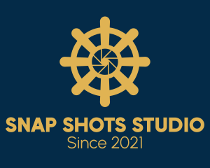 Camera Lens - Cruise Ship Photography logo design