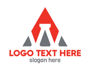 Financial Advisor - Triangle Letter W logo design