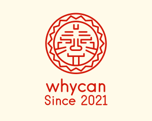 Ancient-tribe - Aztec Tribal Sun logo design