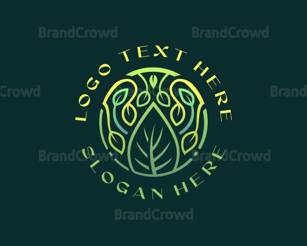 Botanical Leaf Garden Logo