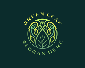 Botanical Leaf Garden  logo design