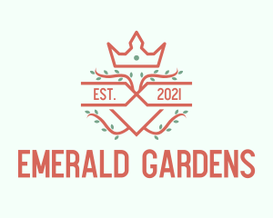 Royal Crown Garden logo design