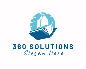 Ocean Sail Book logo design