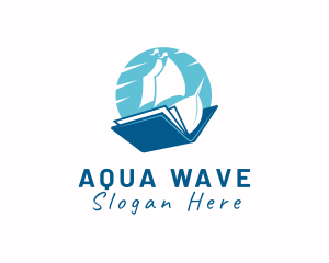 Ocean - Ocean Sail Book logo design