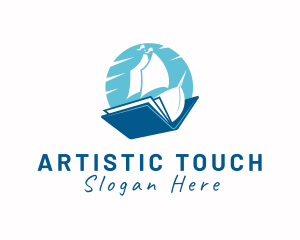 Ocean Sail Book logo design