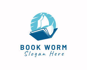 Book - Ocean Sail Book logo design