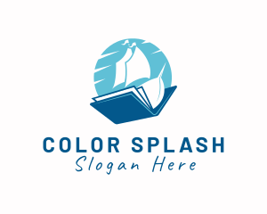 Ocean Sail Book logo design