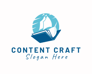 Ocean Sail Book logo design