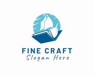 Ocean Sail Book logo design