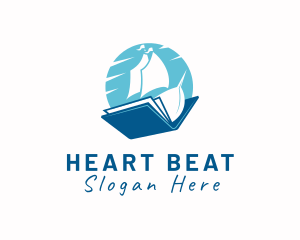 Ocean Sail Book logo design