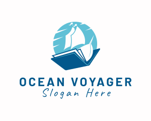 Seafarer - Ocean Sail Book logo design