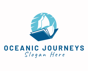 Ocean Sail Book logo design