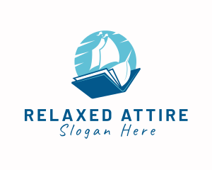 Ocean Sail Book logo design